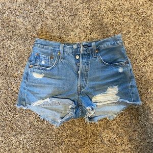 Womens Levi’s 501 Jean Shorts
